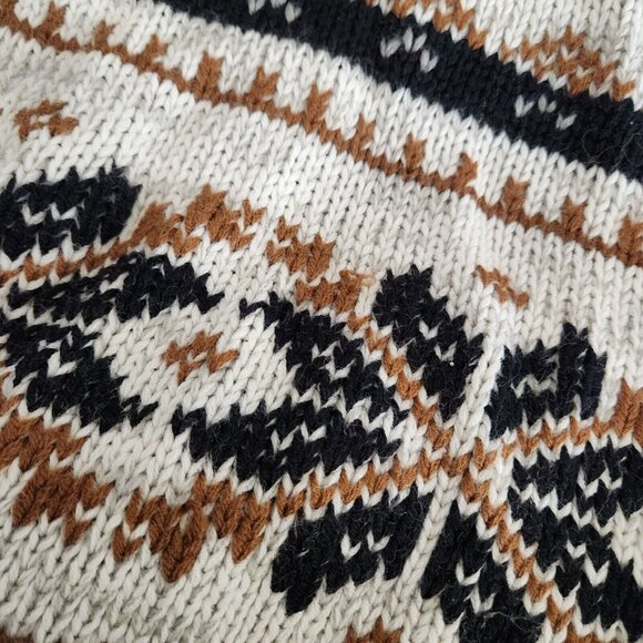 Vintage Dillards XL Fair Isle Nordic Grandpa Sweater Acrylic Knit Pull Over - Picture 3 of 14